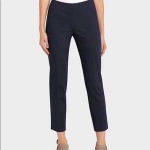 LAFAYETTE 148 Navy Stanton Skinny Ankle Pants